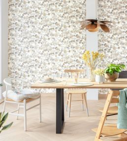 Jardin D'Olinda Wallpaper by Caselio Blanc Or