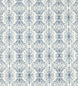 Java Linen Fabric by Harlequin Denim/Pearl
