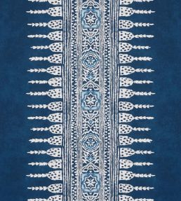 Javanese Stripe Wallpaper by Anna French Navy