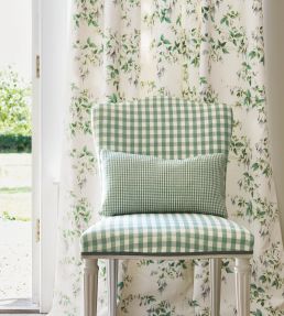Jay Check Fabric by Colefax and Fowler Old Blue