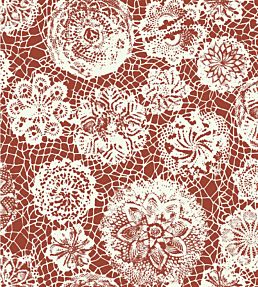 Punto Madama Wallpaper by Jean Paul Gaultier Brique