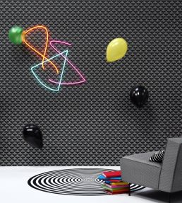 Spirale Wallpaper by Jean Paul Gaultier Noir