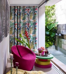Heliconia Dreamin Fabric by Jim Thompson Tropical