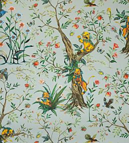 Leo De Janeiro Fabric by Jim Thompson Duck Egg