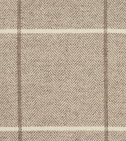 Astral Check Fabric by Johnstons Of Elgin Linseed