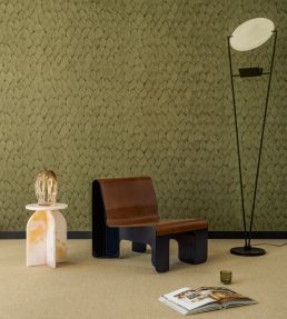 Jonchee Wallpaper by Elitis Rehausse D'un Fil D'or