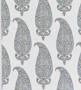 Josephine Fabric by Titley and Marr Aqua & Beige