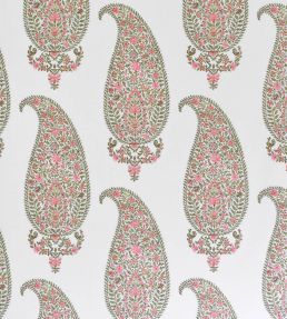 Josephine Fabric by Titley and Marr Green & Rose
