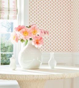 Julian Wallpaper by Anna French Navy
