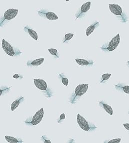 Free Fall Fabric by Juliet Travers Blue
