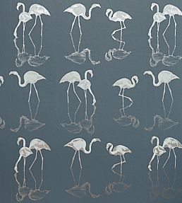 Nakuru Fabric by Juliet Travers Blue