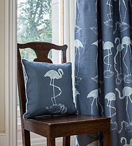 Nakuru Fabric by Juliet Travers Blue