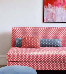 Juno Fabric by Jane Churchill Coral