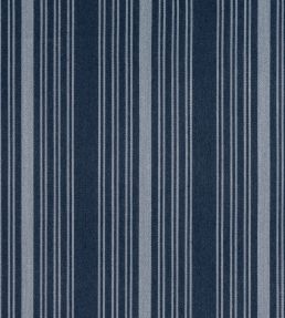 Kaia Stripe Fabric by Thibaut Marine