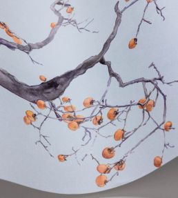 Kaki Persimmon Wallpaper by Cole & Son Jade Green & Mangold