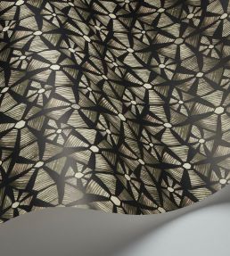 Kalahari Wallpaper by Cole & Son Stone & Charcoal