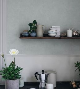 Kalk Wallpaper by Sandberg Misty Blue