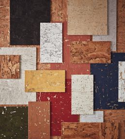 Kanoko Cork Wallpaper by Osborne & Little Woodsmoke
