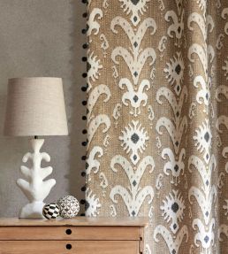Kanthakat Fabric by Lewis & Wood Marmara Garnet