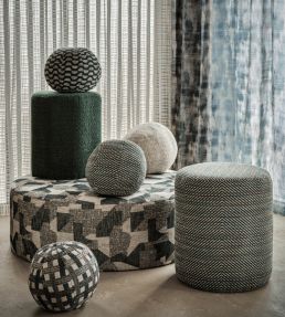 Kasper Fabric by Clarke & Clarke Kingfisher