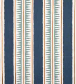 Kasper Fabric by Jane Churchill Indigo/Teal