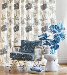 Kawaga Fabric by Camengo Navy