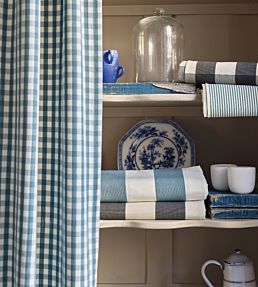 Kemble Fabric by Romo French Blue