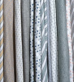 Kernel Fabric by Juliet Travers Blue