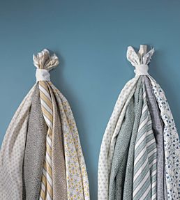 Kernel Fabric by Juliet Travers Blue