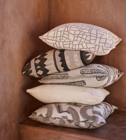 Kiesler Fabric by Zinc Silver Grey