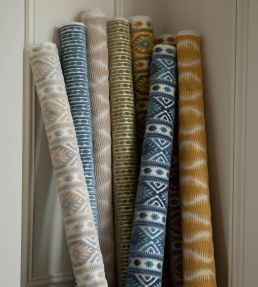 Kilim Fabric by Marvic Indigo