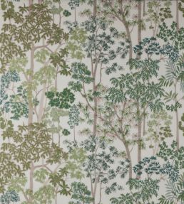 Kingswood Embroidery Fabric by Jane Churchill Green