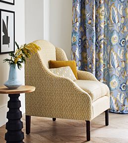 Kip Fabric by Jane Churchill Indigo