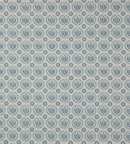 Kira Fabric by Jane Churchill Blue / Aqua