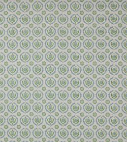 Kira Fabric by Jane Churchill Green / Blue