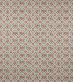 Kira Fabric by Jane Churchill Red / Green
