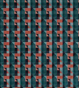 Piccadilly Fabric by Kirkby Design Teal