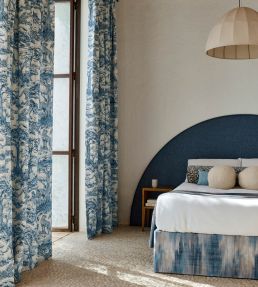 Kisumu Fabric by Clarke & Clarke Midnight