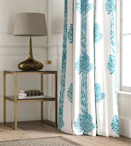 Knotted Sash Fabric by Warner House Aqua