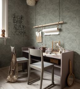 Kristoffer Wallpaper by Sandberg Sage Green