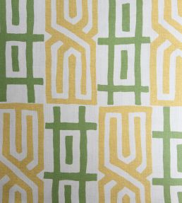 Kuba Fabric by Titley and Marr Linden & Amber