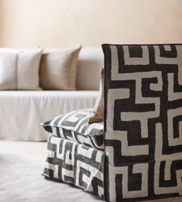 Kuba Cay Fabric by Zinc Pebble