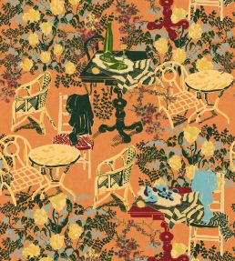 La Brasseria Wallpaper by MINDTHEGAP Salmon