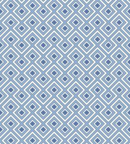 La Fiorentina Small Wallpaper by GP & J Baker Blue