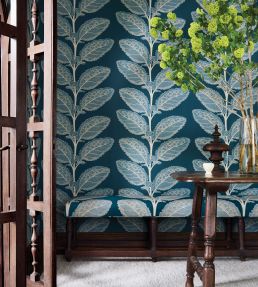 Lacinato Wallpaper by Thibaut Mineral