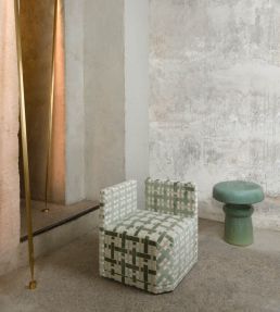 Lacis Fabric by Lelievre Celadon