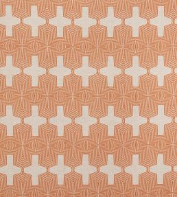 Laguna Fabric by Christopher Farr Cloth Orange
