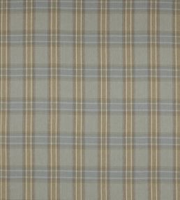 Lamorna Check Fabric by Colefax and Fowler Old Blue