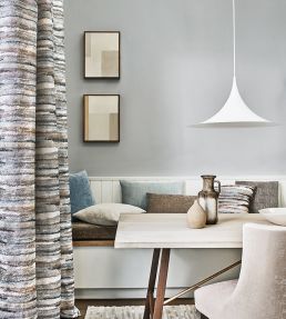 Lanata Fabric by Jane Churchill Aqua/Pink