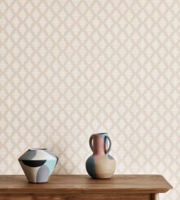Lea Wallpaper by Jane Churchill Beige